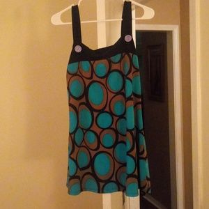 Tank Top with Polka Dots